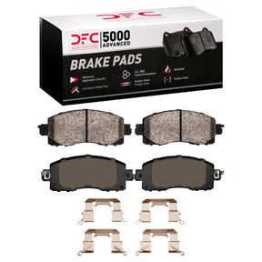 DFC Front 5000 Advanced Ceramic Brake Pads and Hardware Kit - 2019-2025 Subaru Impreza