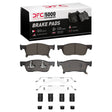 DFC Front 5000 Advanced Ceramic Brake Pads and Hardware Kit - 2019-2025 Subaru Ascent