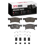 DFC Front 5000 Advanced Ceramic Brake Pads and Hardware Kit - 2019-2025 Subaru Ascent