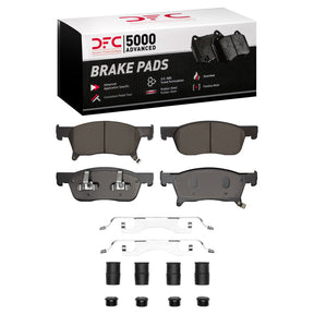 DFC Front 5000 Advanced Ceramic Brake Pads and Hardware Kit - 2019-2025 Subaru Ascent