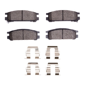 DFC Rear 4000 HybriDynamic Brake Pads and Hardware Kit - 1993-1999 Subaru Impreza