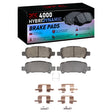 DFC Rear 4000 HybriDynamic Brake Pads and Hardware Kit - 1998-2006 Subaru Impreza