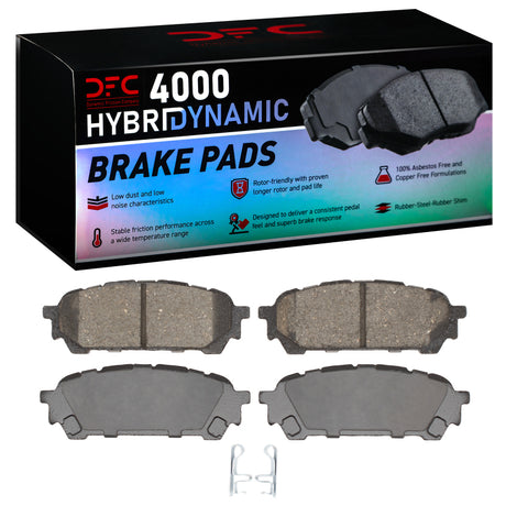 DFC Rear 4000 Hybridynamic Brake Pads - 2003-2008 Subaru Impreza