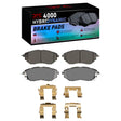 DFC Front 4000 HybriDynamic Brake Pads and Hardware Kit - 2015 Subaru Legacy