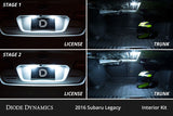 Diode Dynamics Interior LED Kit Cool White Stage 2 - 2015-2019 Subaru Legacy