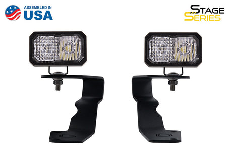 Diode Dynamics SSC2 Sport Yellow Ditch Light Kit - 2015+ Subaru WRX / 2015-2021 STI