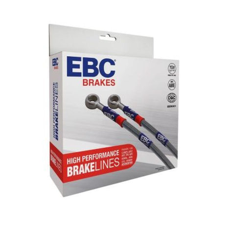 EBC 1.8L 2WD (w/ 13in Wheels) Stainless Steel Brake Line Kit - 1993-1996 Subaru Impreza