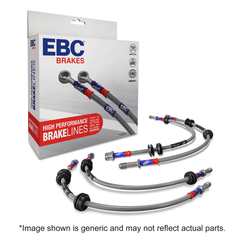 EBC 2.2L Stainless Steel Brake Line Kit - 2000-2002 Subaru Legacy