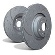 EBC Turbo GD Sport Rear Rotors - 2008-2014 Subaru Impreza