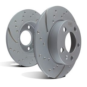 EBC GD Sport Rear Rotors - 2015 Subaru WRX (VA) - GD7777