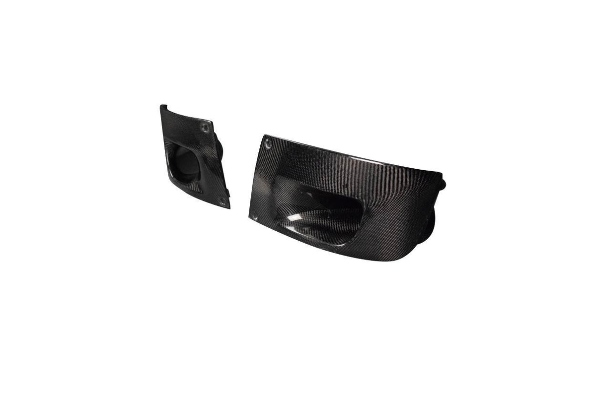 Extreme Dimensions Carbon Creations Air Raider Front Bumper Air Vent Duct - 2 Pieces - 2011-2014 WRX STI