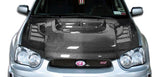 Extreme Dimensions Carbon Creations C-1 Hood - 1 Piece - 2004-2005 WRX STI