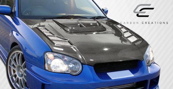 Extreme Dimensions Carbon Creations C-1 Hood - 1 Piece - 2004-2005 WRX STI