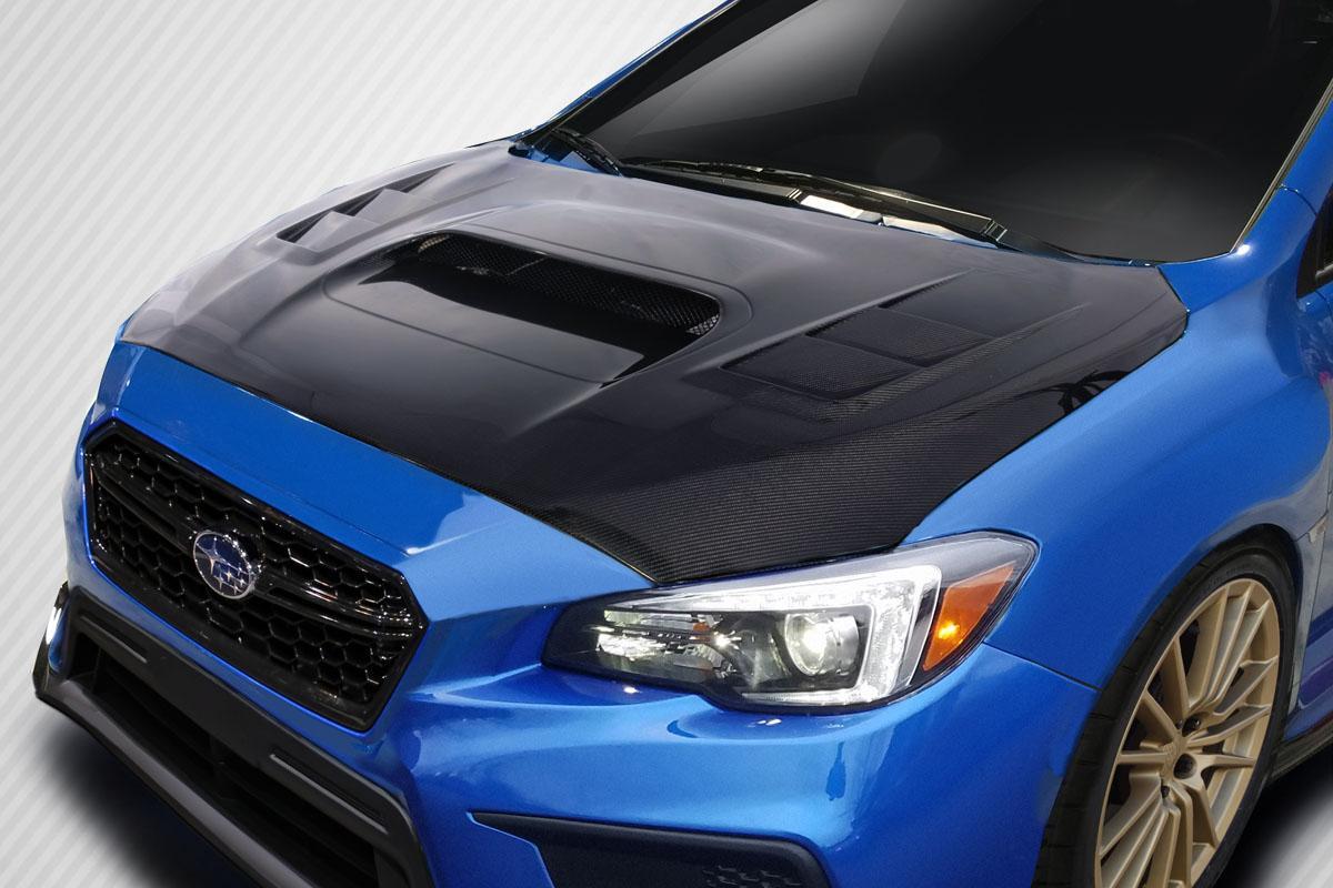 Extreme Dimensions Carbon Creations C-1 Hood - 1 Piece - 2015-2021 WRX