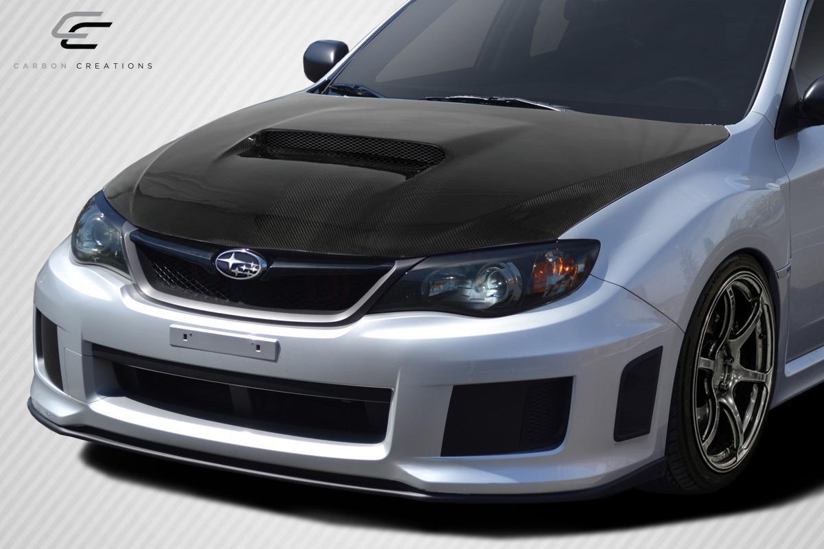 Extreme Dimensions Carbon Creations Dritech STI Look Hood - 1 Piece - 2008-2014 WRX STI