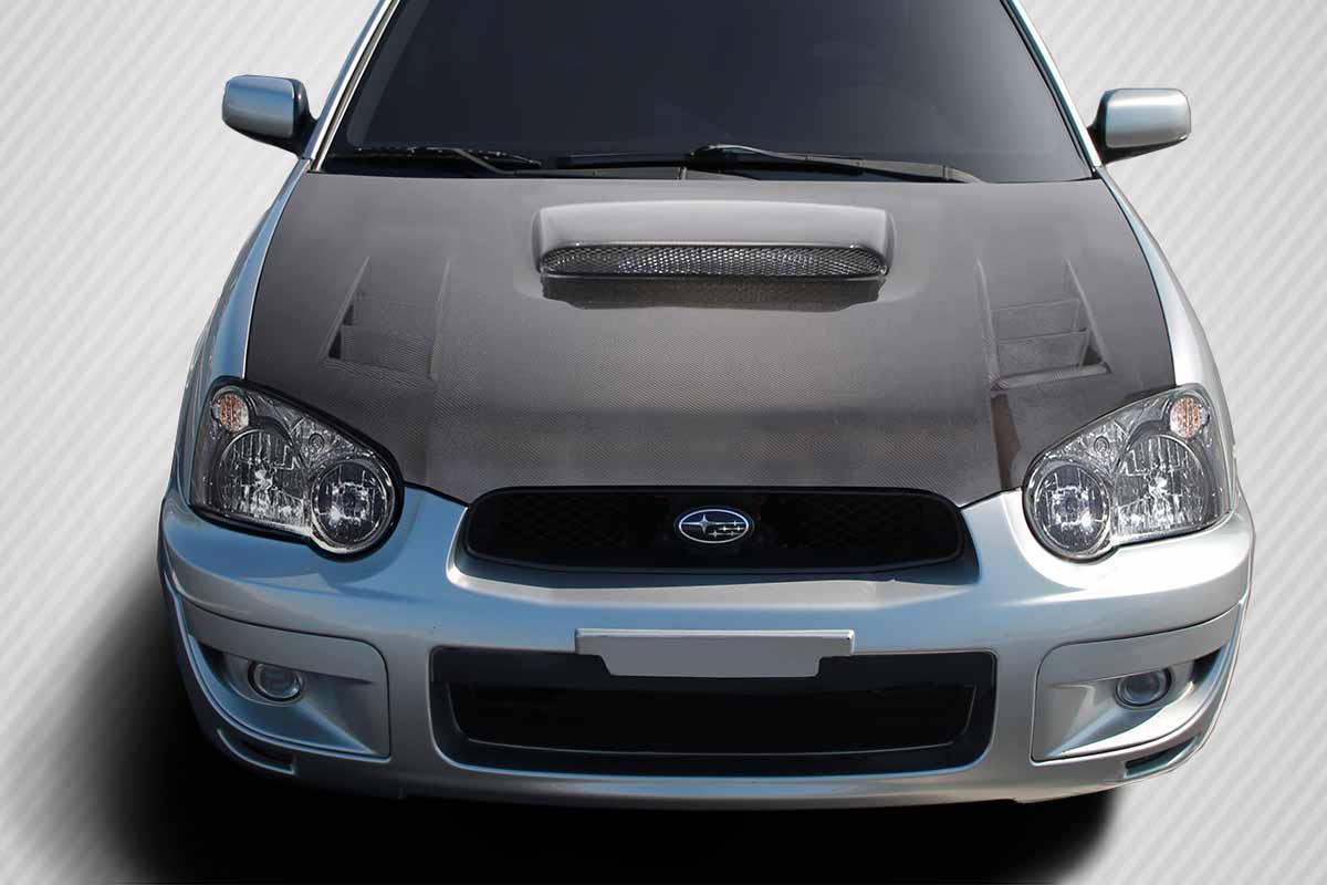 Extreme Dimensions Carbon Creations DriTech TS-1 Hood - 1 Piece - 2004-2005 WRX STI