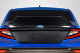 Extreme Dimensions Carbon Creations Duckbill Rear Trunk - 1 Piece - 2022-2024 WRX