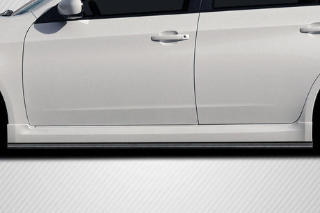 Extreme Dimensions Carbon Creations Ghost Side Skirt Rocker Panel Splitters - 2 Pieces - 2008-2010 WRX
