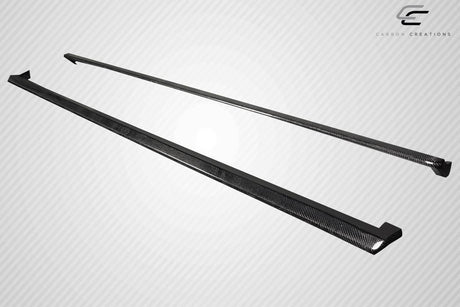 Extreme Dimensions Carbon Creations Ghost Side Skirt Rocker Panel Splitters - 2 Pieces - 2008-2010 WRX