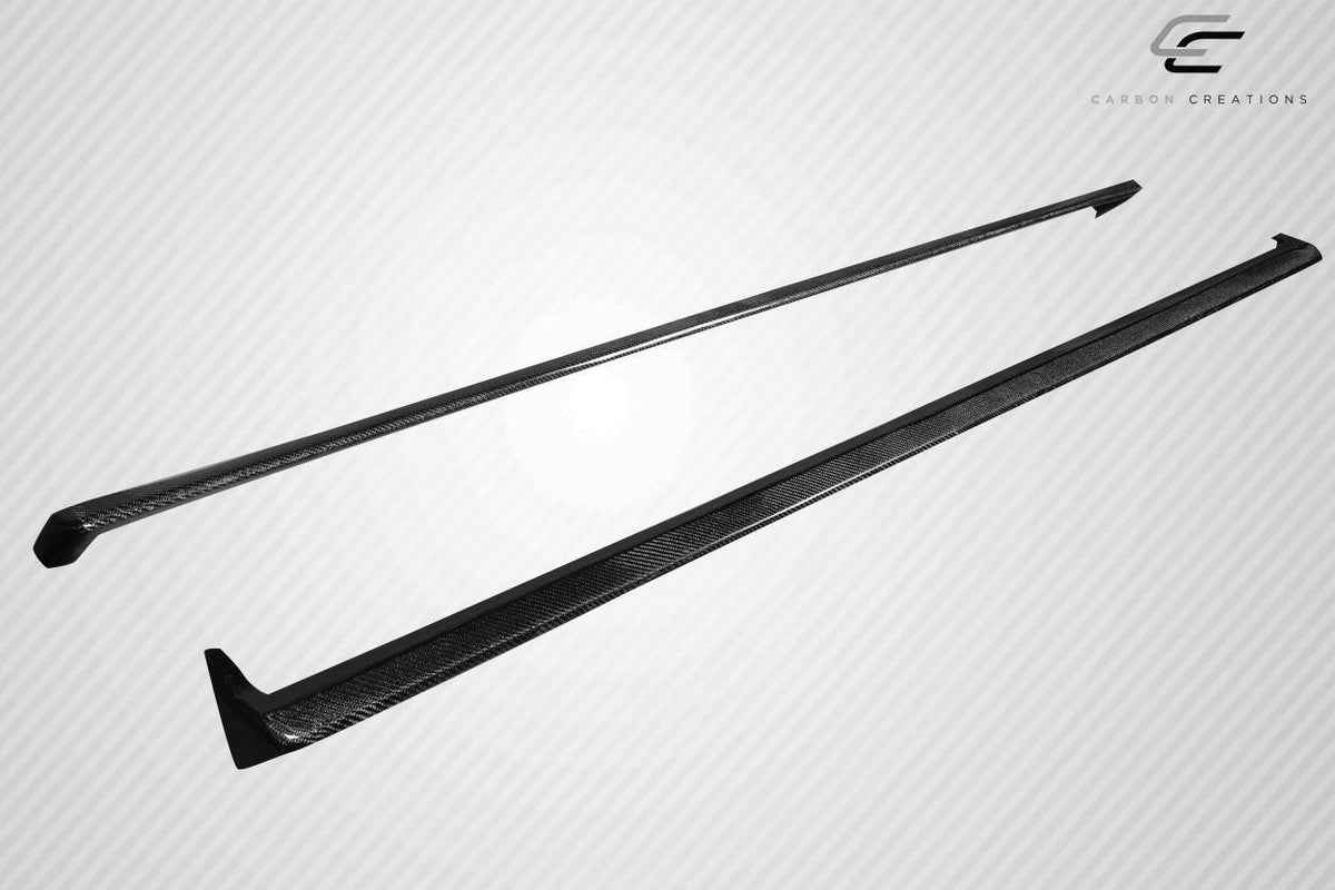 Extreme Dimensions Carbon Creations Ghost Side Skirt Rocker Panel Splitters - 2 Pieces - 2008-2010 WRX