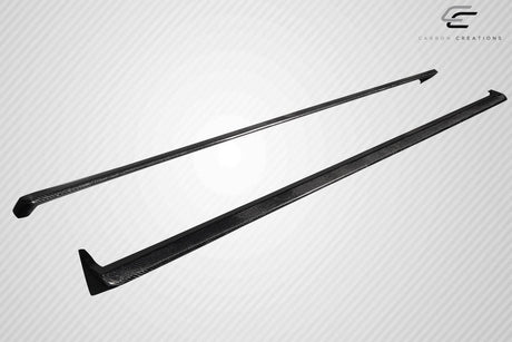 Extreme Dimensions Carbon Creations Ghost Side Skirt Rocker Panel Splitters - 2 Pieces - 2008-2010 WRX