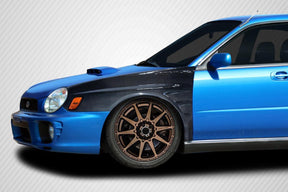 Extreme Dimensions Carbon Creations GT Concept Fenders - 2 Piece - 2002-2003 WRX