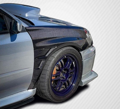 Extreme Dimensions Carbon Creations GT Concept Fenders - 2 Piece - 2004-2005 WRX STI