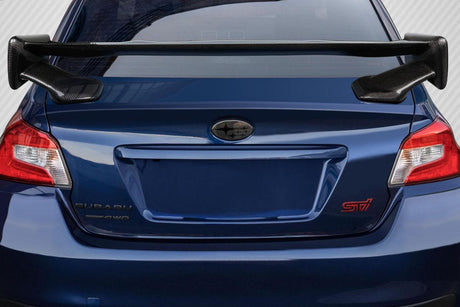 Extreme Dimensions Carbon Creations Low Pro Rear Wing Spoiler - 1 Piece - 2015-2021 WRX STI