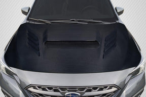 Extreme Dimensions Carbon Creations Minari Hood - 1 Piece - 2022-2024 WRX
