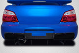 Extreme Dimensions Carbon Creations MTS Rear Diffuser - 3 Piece - 2002-2007 WRX STI