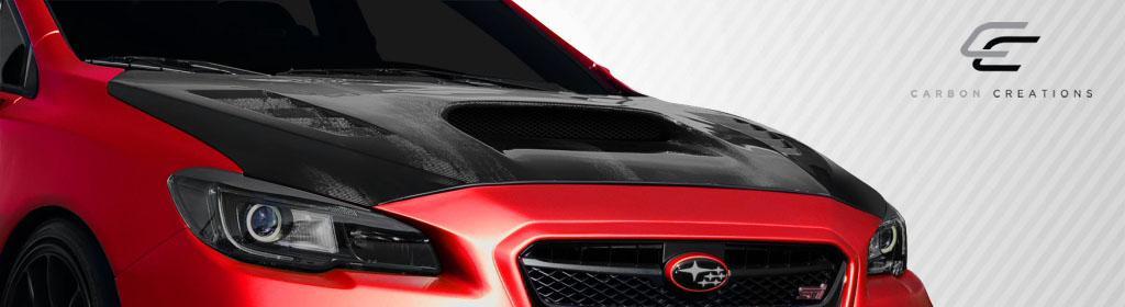Extreme Dimensions Carbon Creations NBR Concept Hood - 1 Piece - 2015-2021 WRX