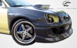 Extreme Dimensions Carbon Creations OEM Look Fenders - 2 Piece - 2004-2005 WRX STI