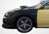 Extreme Dimensions Carbon Creations OEM Look Fenders - 2 Piece - 2004-2005 WRX STI