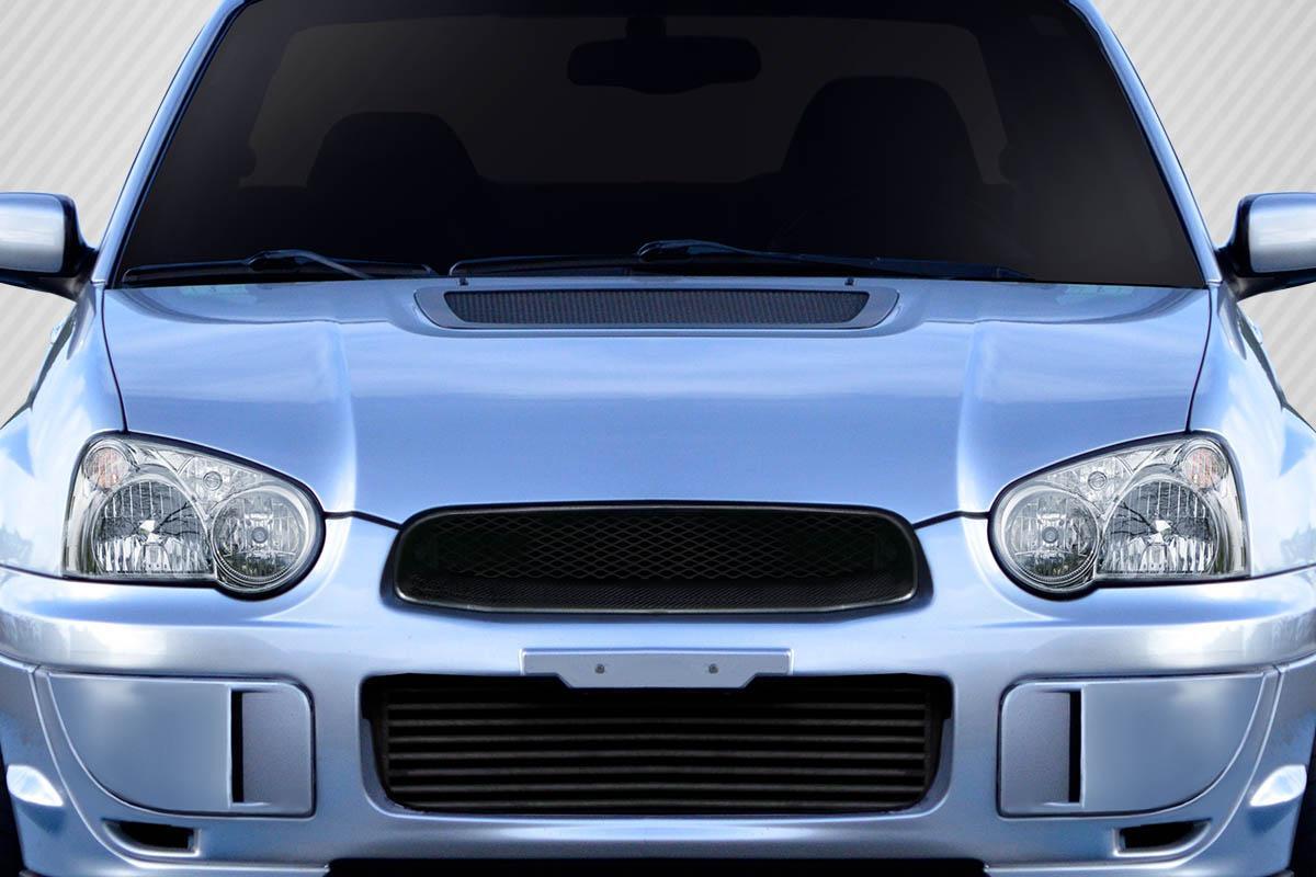 Extreme Dimensions Carbon Creations OEM Look Grille - 1 Piece - 2004-2005 WRX STI