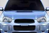 Extreme Dimensions Carbon Creations OEM Look Grille - 1 Piece - 2004-2005 WRX STI