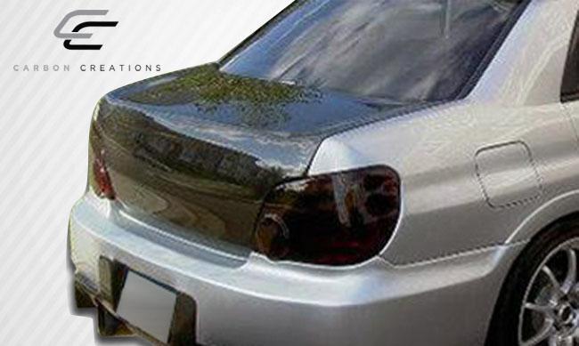 Extreme Dimensions Carbon Creations OEM Look Trunk - 1 Piece - 2002-2007 WRX STI