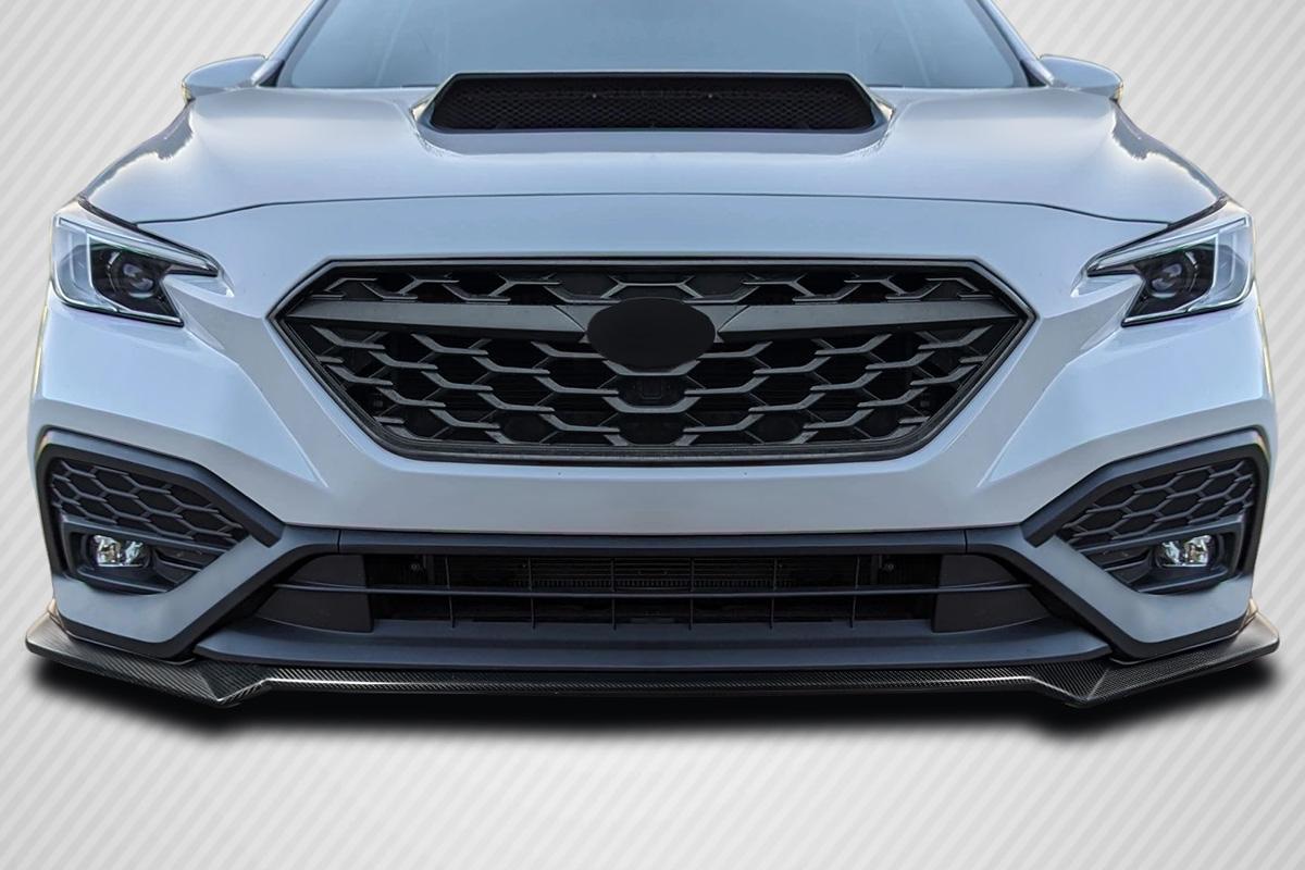 Extreme Dimensions Carbon Creations STI Look Front Lip Spoiler Air Dam - 1 Piece - 2022-2023 WRX
