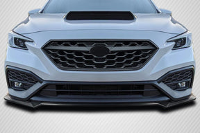 Extreme Dimensions Carbon Creations STI Look Front Lip Spoiler Air Dam - 1 Piece - 2022-2023 WRX