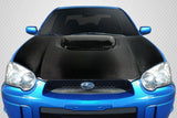 Extreme Dimensions Carbon Creations STI Look Hood - 1 Piece - 2004-2005 WRX STI
