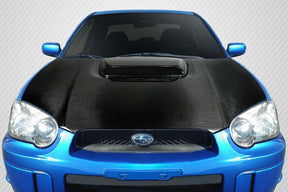 Extreme Dimensions Carbon Creations STI Look Hood - 1 Piece - 2004-2005 WRX STI