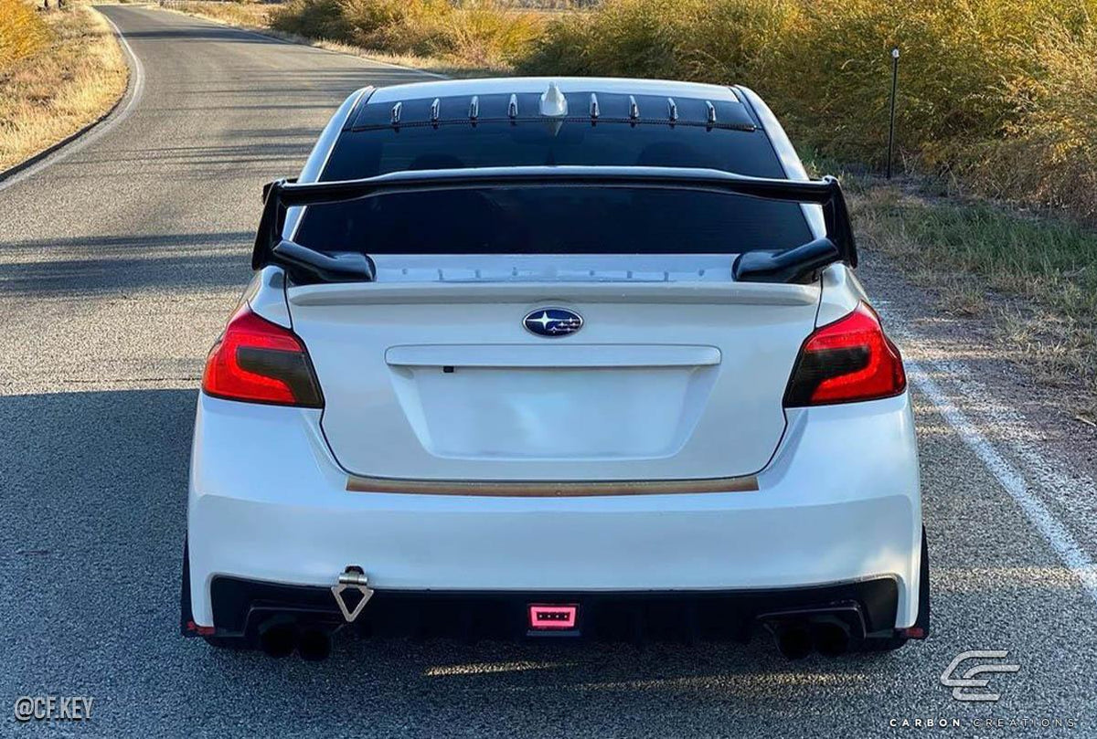 Extreme Dimensions Carbon Creations STI Look Trunk Lid Spoiler Wing - 1 Piece - 2008-2011 Impreza / WRX STI