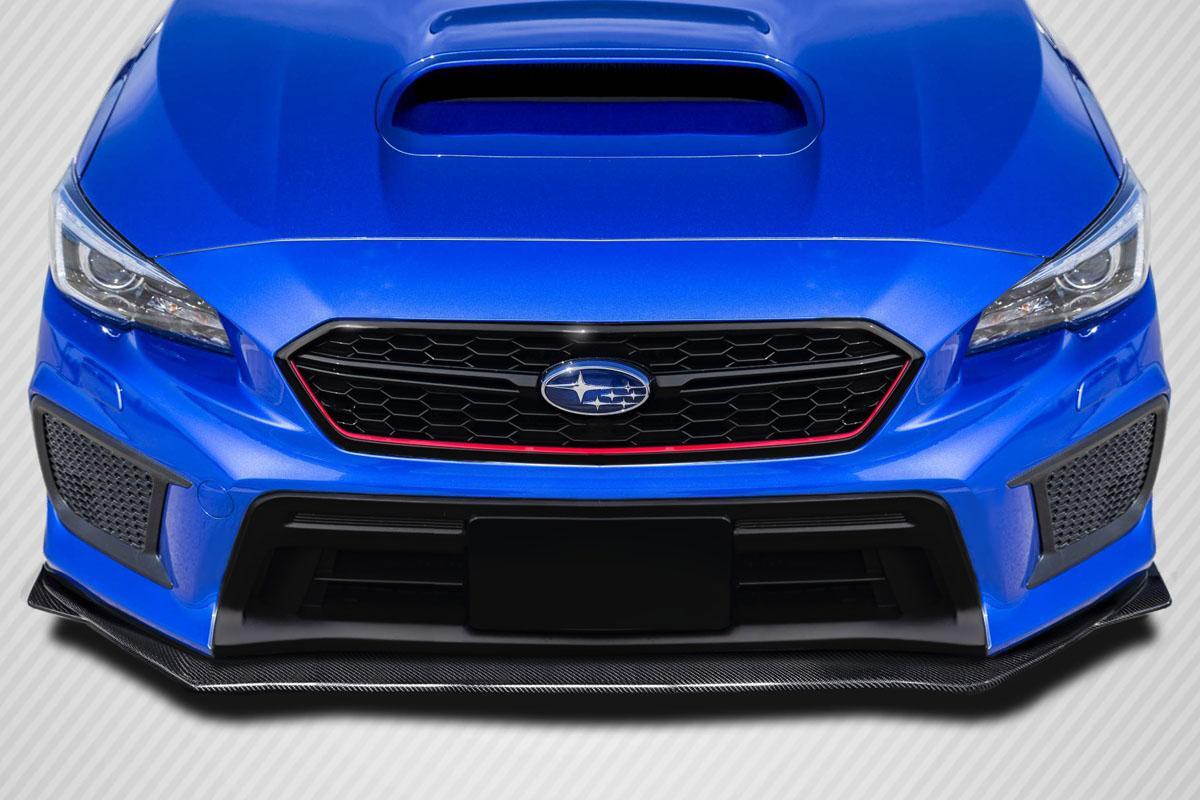 Extreme Dimensions Carbon Creations V Limited Look Front Lip Splitter - 1 Piece - 2018-2021 WRX STI