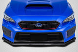 Extreme Dimensions Carbon Creations V Limited Look Front Lip Splitter - 1 Piece - 2018-2021 WRX STI