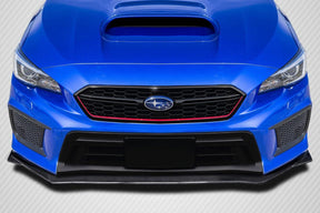 Extreme Dimensions Carbon Creations V Limited Look Front Lip Splitter - 1 Piece - 2018-2021 WRX STI