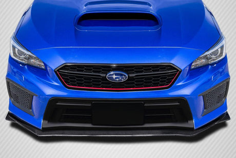 Extreme Dimensions Carbon Creations V Limited Look Front Lip Splitter - 1 Piece - 2018-2021 WRX STI