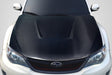Extreme Dimensions Carbon Creations Vortex Hood - 1 Piece - 2008-2011 WRX STI