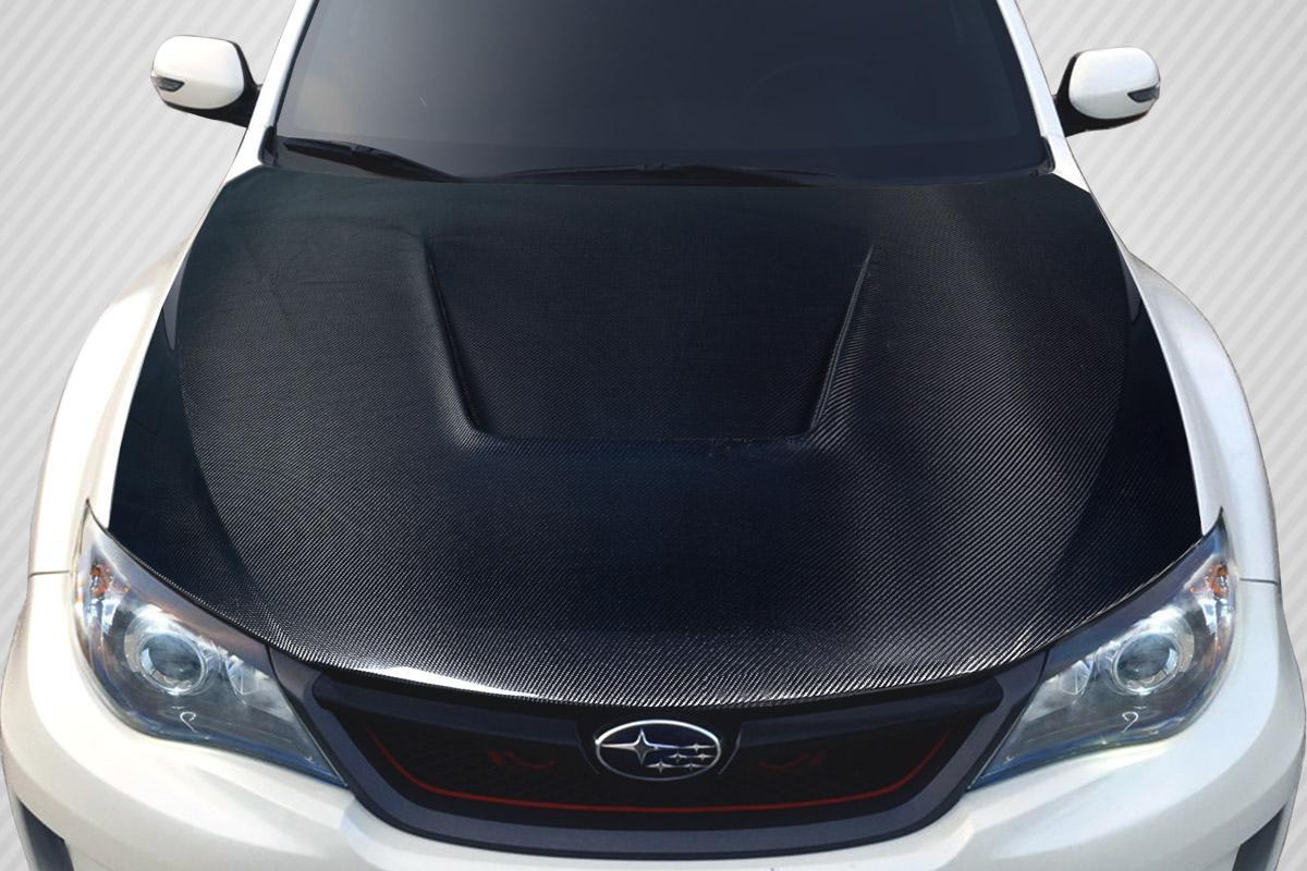 Extreme Dimensions Carbon Creations Vortex Hood - 1 Piece - 2008-2011 WRX STI