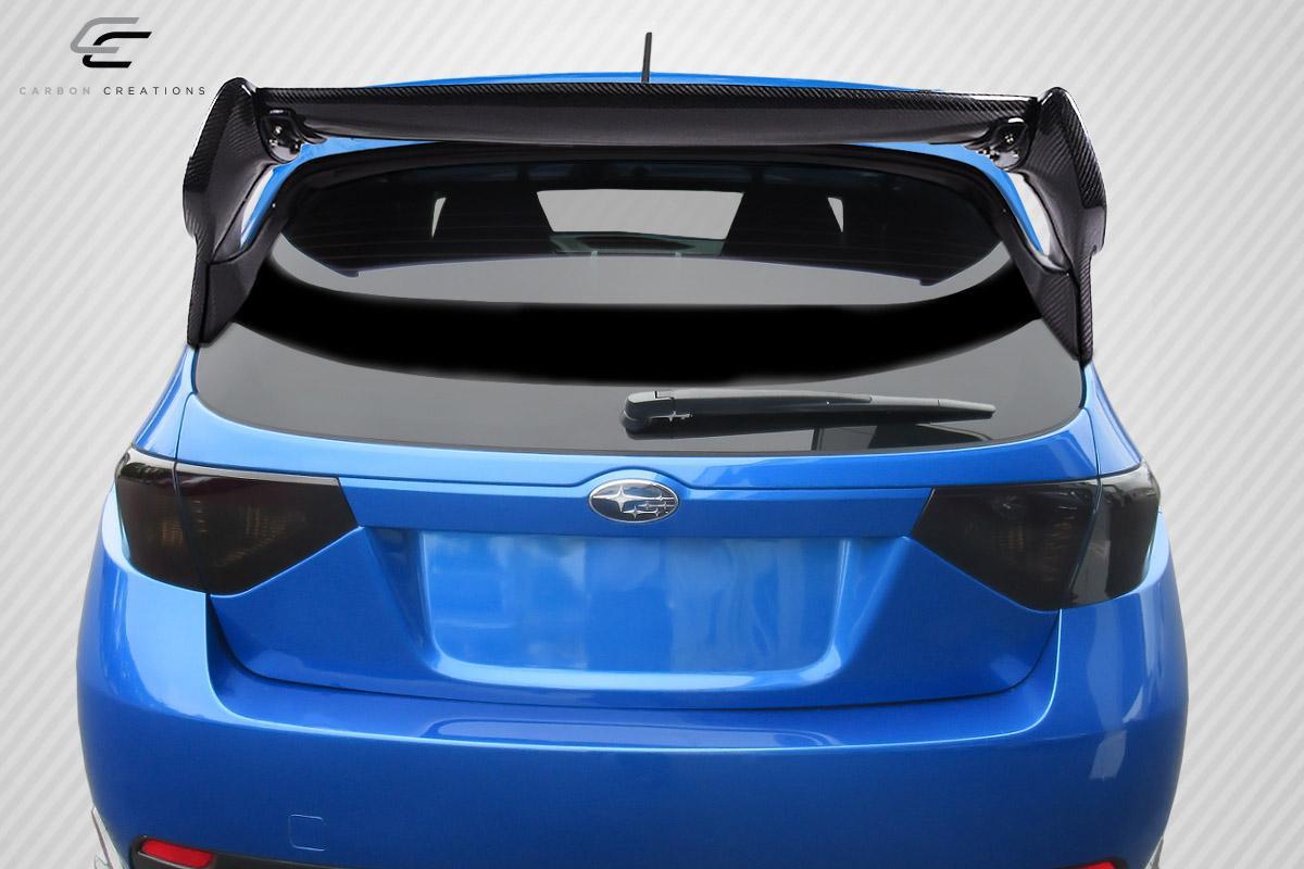 Extreme Dimensions Carbon Creations VR-S Wing Trunk Lid Spoiler - 4 Piece - 2008-2014 Impreza / WRX STI
