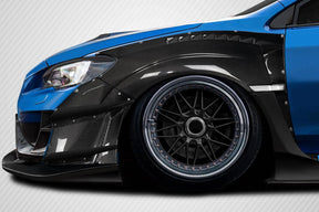 Extreme Dimensions Carbon Creations VRS Wide Body Front Fenders - 8 Piece - 2015-2021 WRX STI