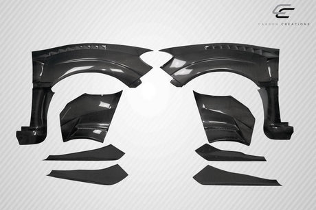 Extreme Dimensions Carbon Creations VRS Wide Body Front Fenders - 8 Piece - 2015-2021 WRX STI